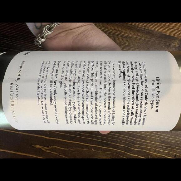 Agora Code de‎ Vie Lifting Eye Serum - Picture 3 of 3